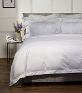 Harrods King Duvet Cover in Cotton Blend with Neutral Veined Marble Design 230cm x 220cm- Buy online at McGrocer