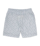 Off-White Kids Logo Bowling Shorts 4-12+ years, imported from the UK