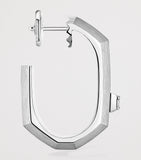 Messika Modernist single hoop earring white gold diamond - British product