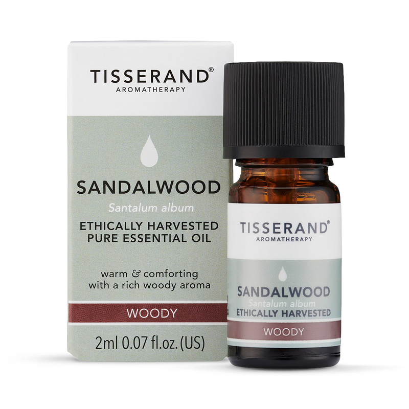 Tisserand Sandalwood Pure Essential Oil 2ml (British brand)