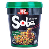 Nissin teriyaki soba cup noodles - British product