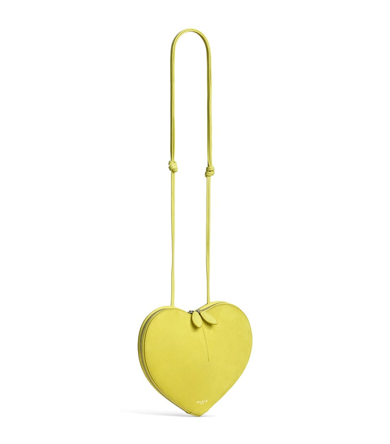 Alaïa suede Le Coeur shoulder bag, UK version