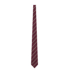 Saint Laurent silk-wool striped tie 8cm, imported from the UK