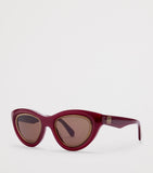 LOEWE mini cat-eye acetate sunglasses with Anagram - British product