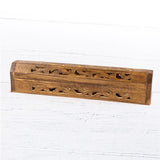 Superdrug Myga Wooden Incense Box Decorative Cutouts Storage Holder- Buy online at McGrocer