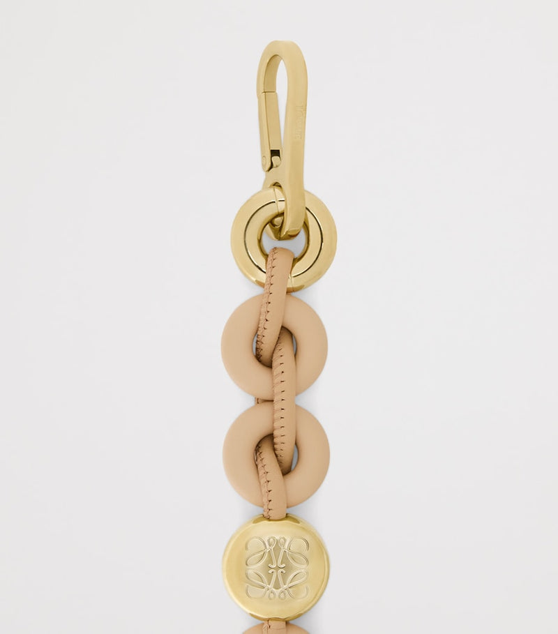 LOEWE leather donut chain bag strap, imported from the UK