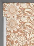 William Morris At Home Orange Sunflower made to measure roller blind - British product