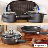 BergHOFF Eurocast Discovery 8 Piece Cookware Set - British product