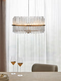 Lipsy gold pendant glass ceiling light, imported from the UK