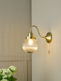 Dar Lighting Tamara wall light antique brass, imported from the UK