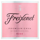 Freixenet Cava Rosé wine bottle - British product