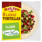 ASDA Old El Paso Large Super Soft Flour Tortillas 6 Pack 350G- Buy online at McGrocer