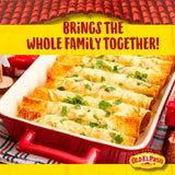 Old El Paso Cheesy Baked Enchilada Kit 995g, imported from the UK