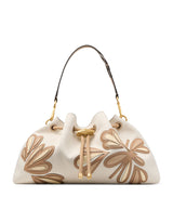 Harrods Jimmy Choo Medium Recycled Canvas Cinch Bucket Bag- Buy online at McGrocer