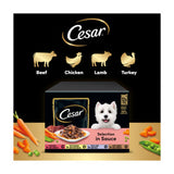 Cesar wet dog food pouches mixed selection 12x100g - British product