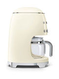 Smeg cream drip coffee machine 1.4L - British product