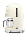 Smeg cream drip coffee machine 1.4L - British product