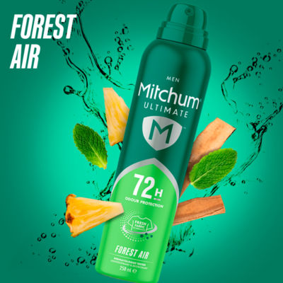 Mitchum antiperspirant deodorant Forest Air 250ml (British brand)