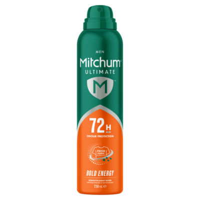Mitchum Men Bold Energy antiperspirant spray 250ml (British brand)