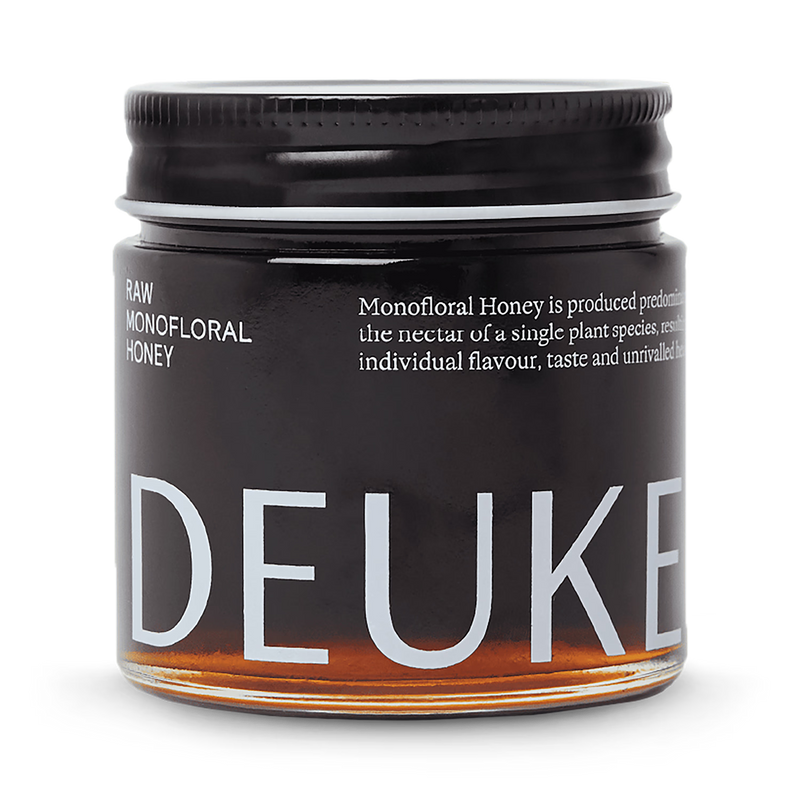 DEUKES raw monofloral buckwheat honey 250g (British brand)