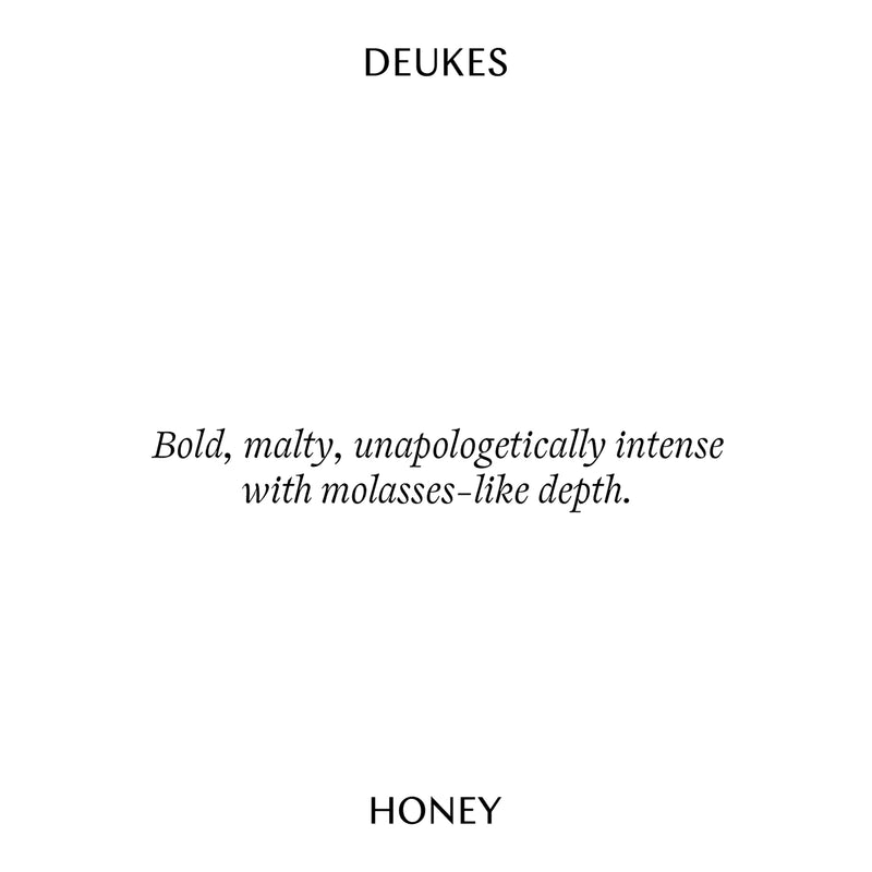 DEUKES raw monofloral buckwheat honey 250g (British brand)
