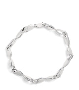 Harrods Bleue Burnham Sterling Silver Lobster Clasp Bracelet- Buy online at McGrocer