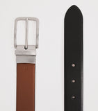 Harrods reversible leather belt black and brown - British product