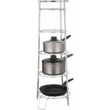 Argos Home 5 tier circular chrome pan stand (British brand)