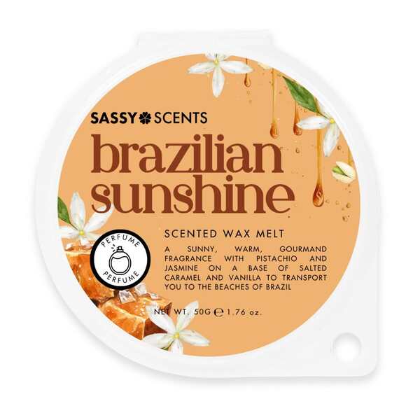 Sassy Scents Wax Melt Janeiro Sunshine 50g (British brand)