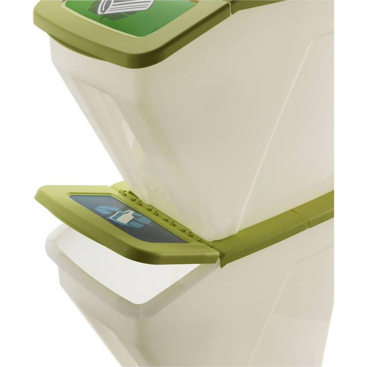 Curver recycling bins set of 3 34 litre, imported from the UK