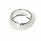 Freedom silver-tone textured chunky bracelet 19cm, imported from the UK