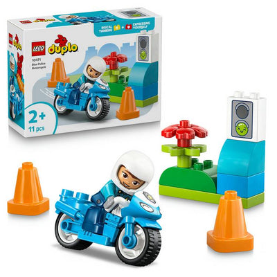 Argos LEGO DUPLO Blue Police Motorcycle Toy- Buy online at McGrocer