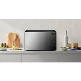 Panasonic 1000W solo microwave 32L black, imported from the UK