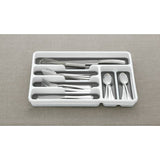 Addis white cutlery drawer with six compartments, imported from the UK