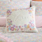 Catherine Lansfield love cushion natural 45x45cm, UK version