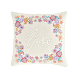 Catherine Lansfield love cushion natural 45x45cm, UK version