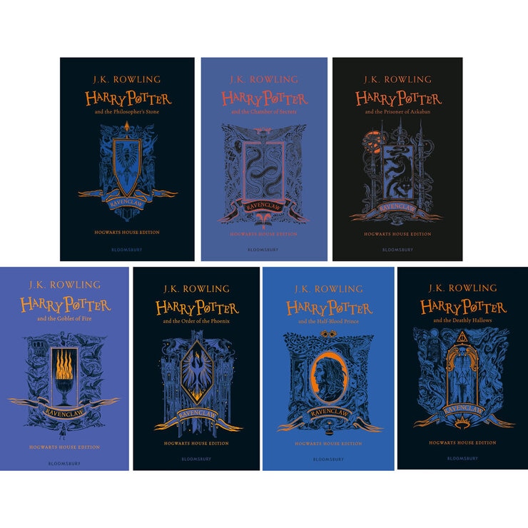 Harry Potter House Edition box set 7 novels, imported from the UK
