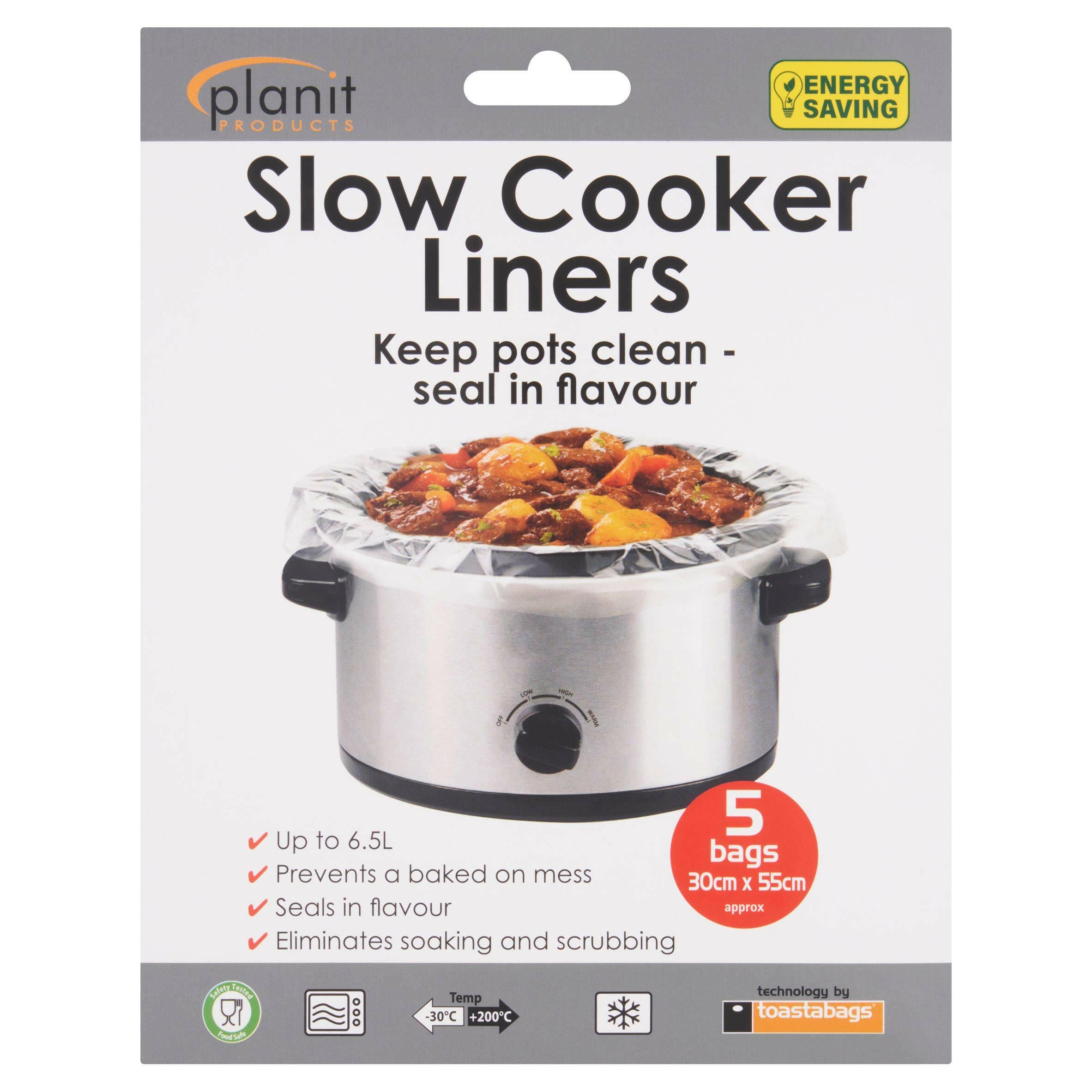Toastabags Slow Cooker Liners x5 Foil food bags & storage Sainsburys