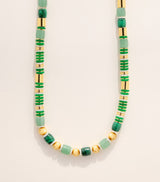 Harrods Eddie Borgo Gold-Plated Jade, Malachite and Pavé Crystal Patch Necklace- Buy online at McGrocer