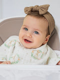 aden+anais muslin burpy bib pink bunnies, imported from the UK