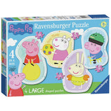 Argos Ravensburger Peppa Pig 4 Large Shaped Jigsaw Puzzles 52 Pieces- Buy online at McGrocer