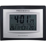 Precision LCD radio controlled clock with alarm and temperature display (British brand)