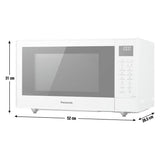 White Panasonic combination microwave oven 27L (British brand)
