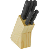 Argos Home Essentials 5 Piece Knife Set with Wooden Knife Block- Buy online at McGrocer