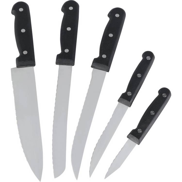 Home Essentials 5 piece knife set, imported from the UK