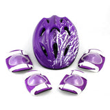 Argos Challenge Kids Bike Helmet and Safety Set - Purple 51-56cm- Buy online at McGrocer