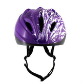 Challenge kids bike helmet and safety set purple 51-56cm, imported from the UK