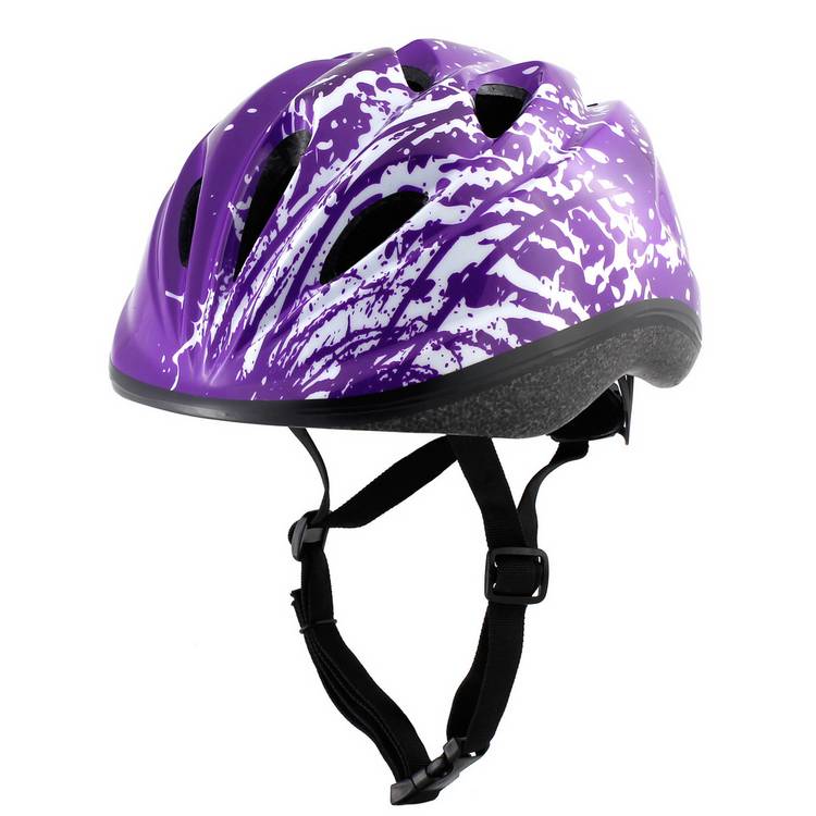 Challenge kids bike helmet and safety set purple 51-56cm, imported from the UK