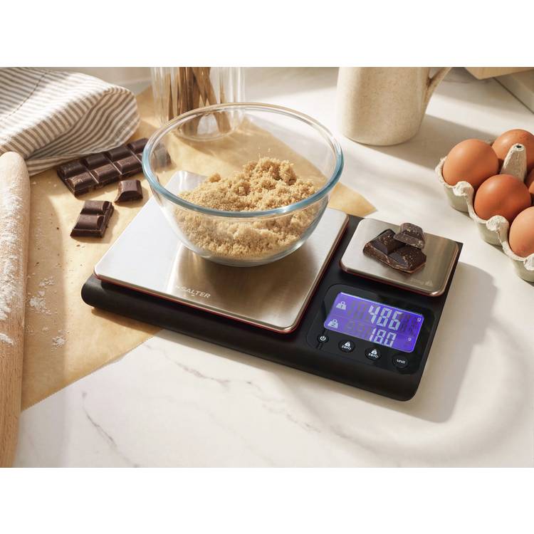 Heston Blumenthal double platform digital scale black, UK version