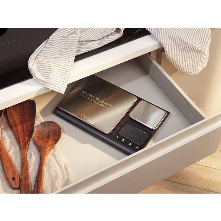 Heston Blumenthal double platform digital scale black, UK version